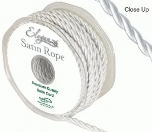 Eleganza Satin Rope 5.5mm x 10m White No.01
